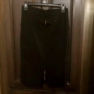 Roberto Cavalli Knee Length Black Skirt